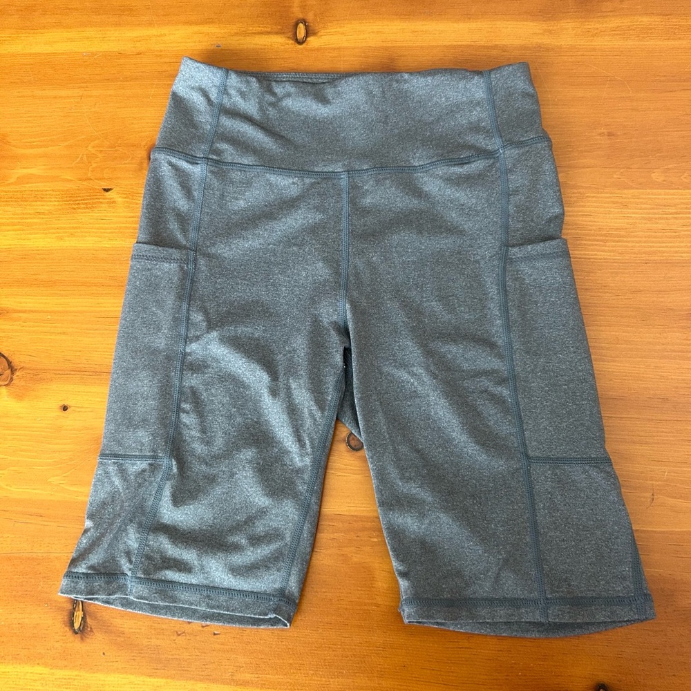 Savvi Gray Biker Shorts